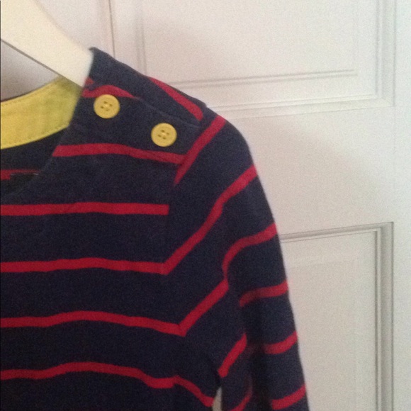 Navy and red stripped dress - Picture 4 of 4